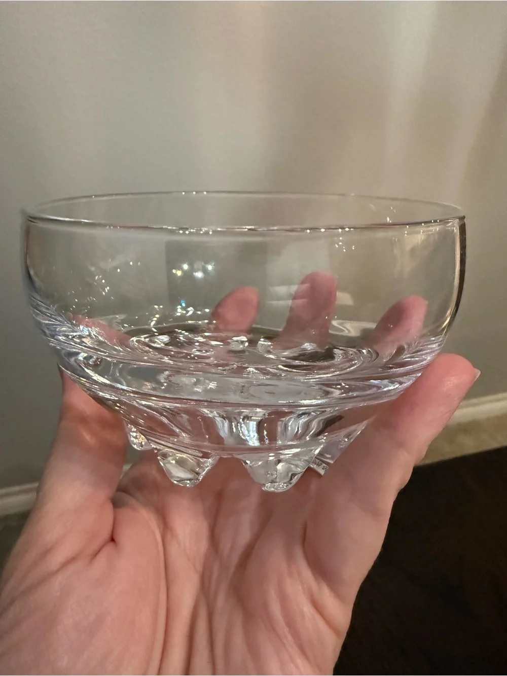 Share Set of 3 Bormioli Rocco Galassia Sundae Dessert Gelato Glass Bowls Italy